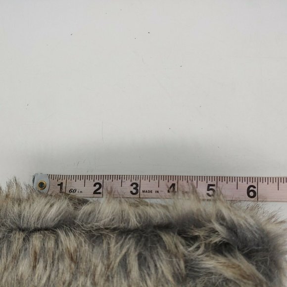 Lands End Womens Alpine Fur Cuff Snow Boots Gray 7 - Picture 10 of 11